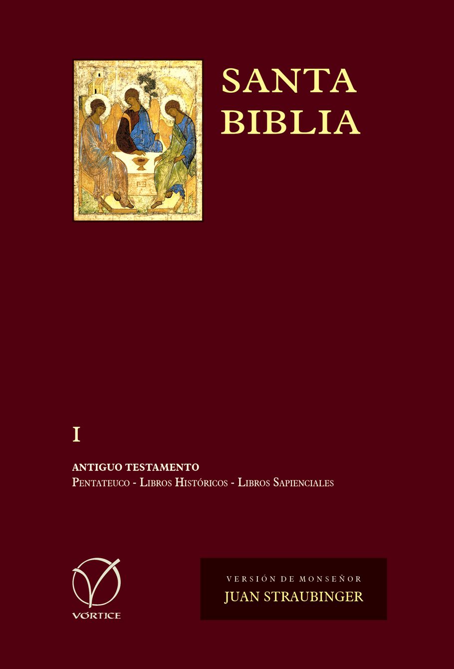 SANTA BIBLIA versión Straubinger en 2 tomos tapa blanda